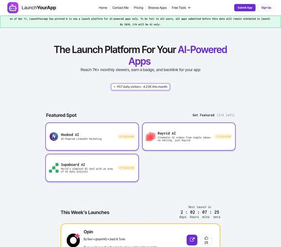 Launch your app on CtrlAltCC 🦩